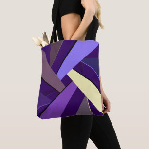 Bolso De Tela Forma geométrica abstracta 5