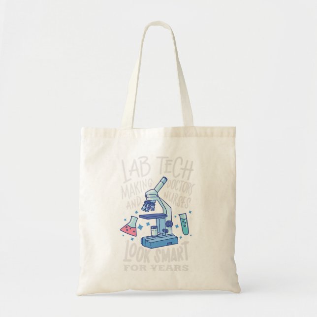 Bolso De Tela Formación De Médicas Y Enfermeras Laboratorio Técn (Frente)