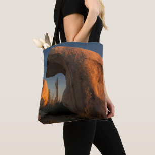 Bolso De Tela Formaciones de roca al atardecer