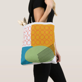 Bolso De Tela Formas abstractas