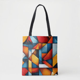 Bolso De Tela Formas abstractas