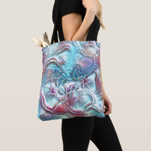 Bolso De Tela Formas abstractas en vidrio sobre textura arenosa