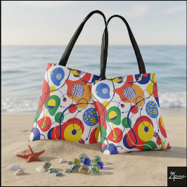 Bolso De Tela Formas cinéticas