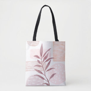 Bolso De Tela Formas de acuarela de cálculo abstracto