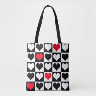 Bolso De Tela Formas de corazón