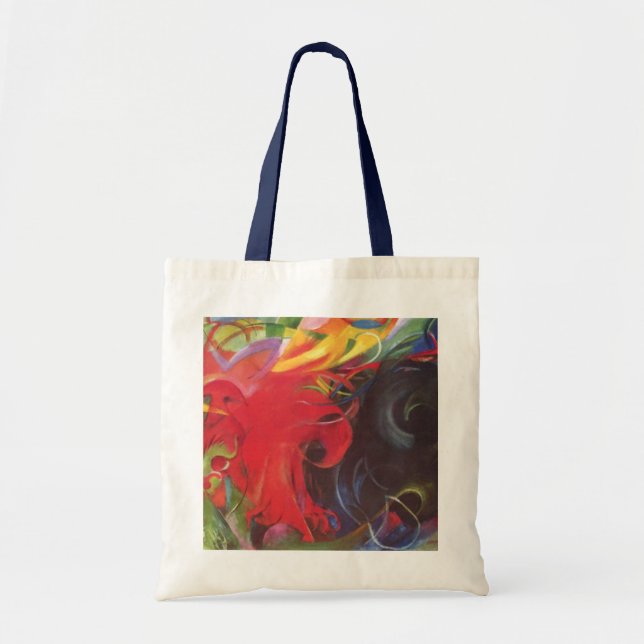 Bolso De Tela Formas de lucha de Franz Marc, Arte Antiguo Fino (Frente)