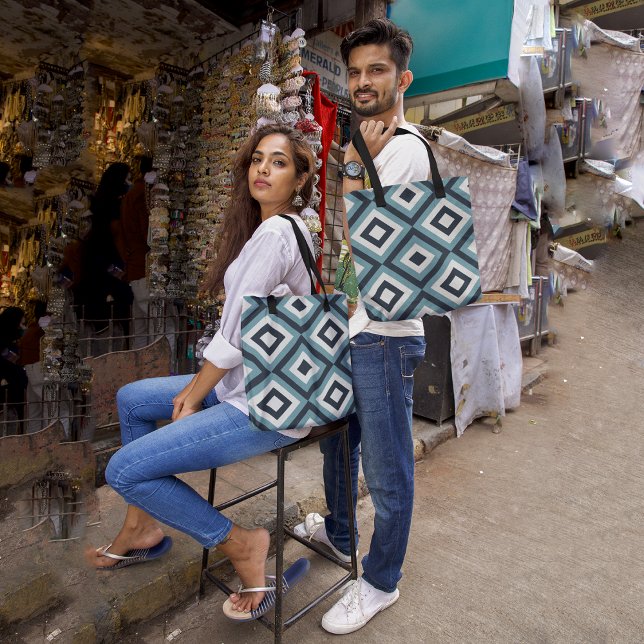 Bolso De Tela Formas diagonales (Subido por el creador)