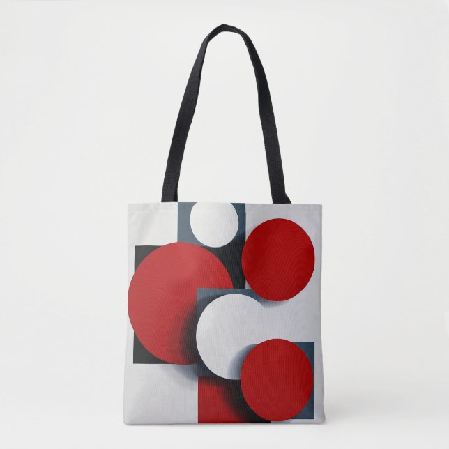 Bolso De Tela Formas geométricas abstractas (Anverso)