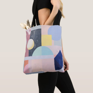 Bolso De Tela Formas geométricas cubistas abstractas modernas pa