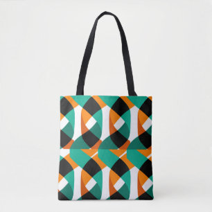 Bolso De Tela Formas modernas y patrones geométricos sin costura
