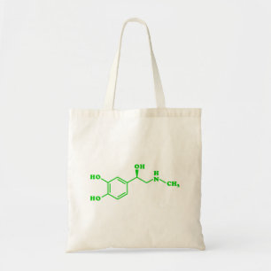 Bolso De Tela Fórmula Química Molecular Adrenalina
