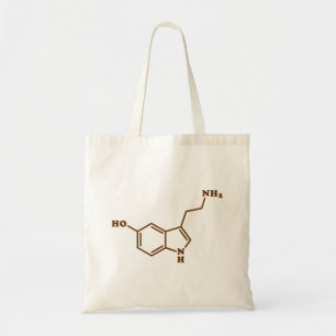 Bolso De Tela Fórmula química molecular de serotonina