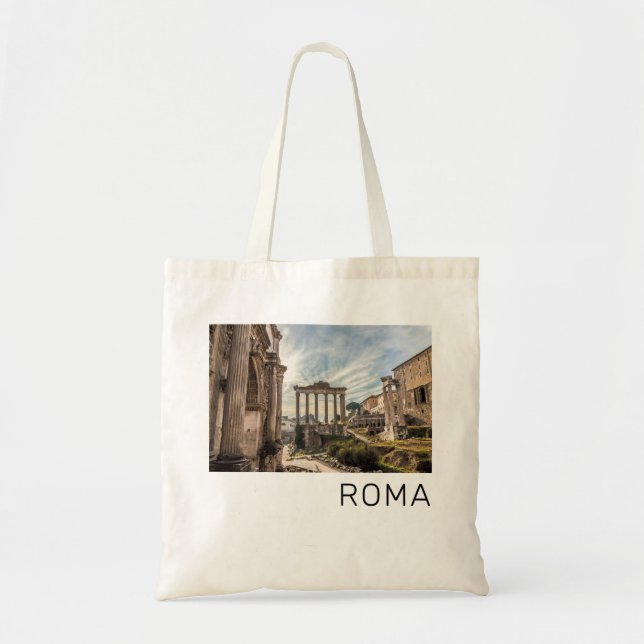Bolso De Tela Foro de Roma Romanum Italia Holiday Souvenir (Frente)