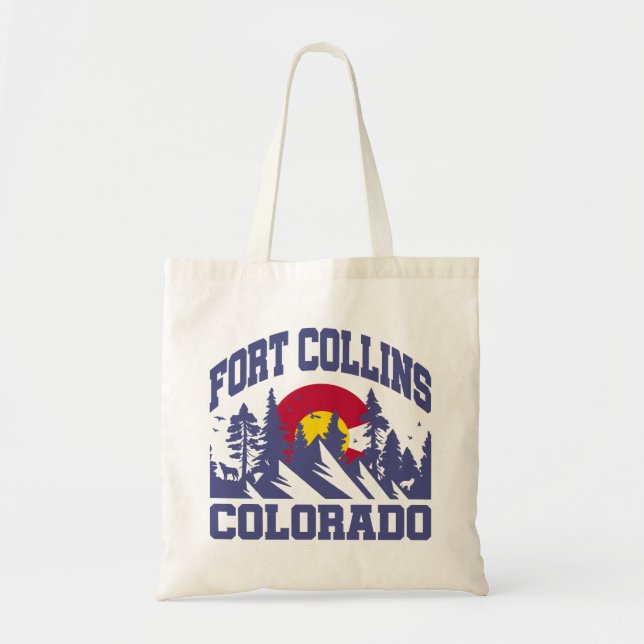 Bolso De Tela Fort Collins, Colorado (Frente)