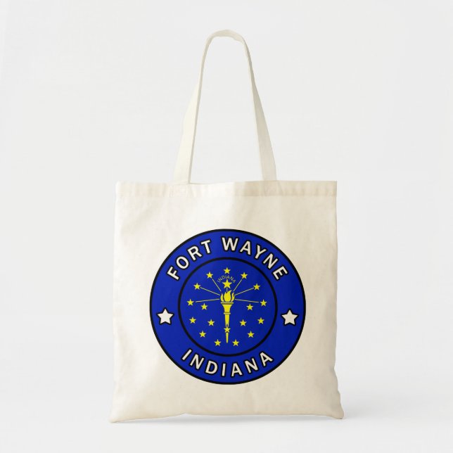 Bolso De Tela Fort Wayne Indiana (Frente)