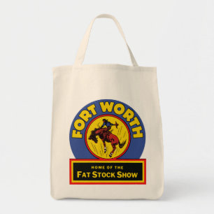 Bolso De Tela Fort Worth Fat Stock Show