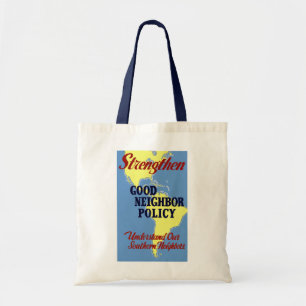 Bolso De Tela Fortalecer la política de buenos vecinos