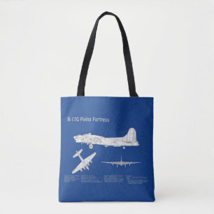 Bolso De Tela Fortaleza Voladora B-17 - Plan de Plano de Plano A
