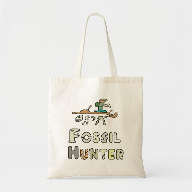 Bolso De Tela Fossil Hunter (Frente)