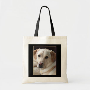 Bolso De Tela Foto amarilla criada pura del perro del