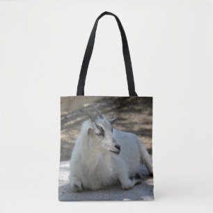 Bolso De Tela Foto de Alojamiento de Cabra Blanca