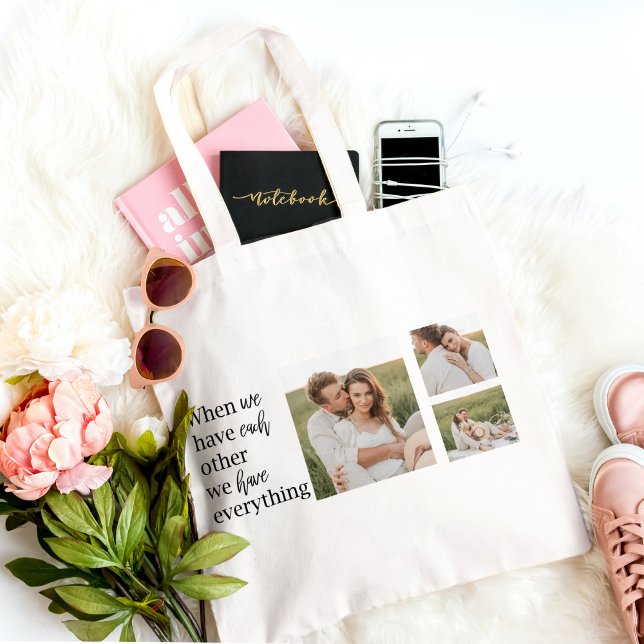 Bolso De Tela Foto de colección moderna de pareja romántica rega (Subido por el creador)
