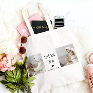 Bolso De Tela Foto de colección moderna Te ama a tu mamá Mejor r