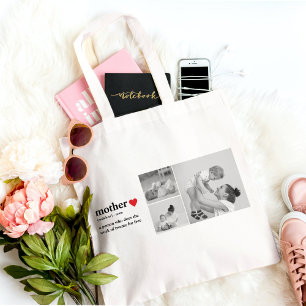 Bolso De Tela Foto de colección moderna y regalo de texto de mad