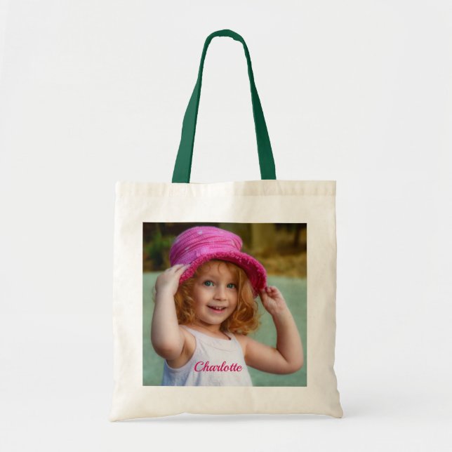 Bolso De Tela Foto de familia Personalizado personalizada (Frente)