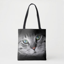 Bolso De Tela Foto de gato personalizada