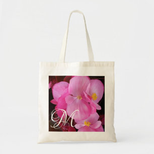 Bolso De Tela Foto de hermosa floral rosa brillante impaciencia 