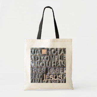 Bolso De Tela Foto de Jesús Sagrada Familia de la placa de