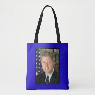 Bolso De Tela Foto de la Casa Blanca del presidente Bill Clinton