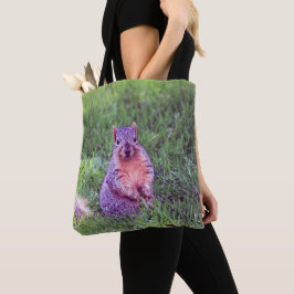 Bolso De Tela Foto de la fauna marina de la ardilla