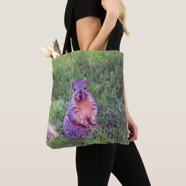 Bolso De Tela Foto de la fauna marina de la ardilla (Detalle)