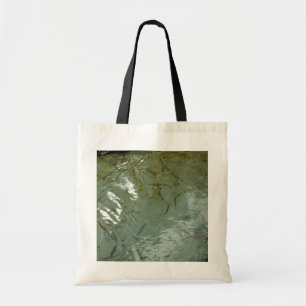 Bolso De Tela Foto de la naturaleza de la losa cubierta de agua