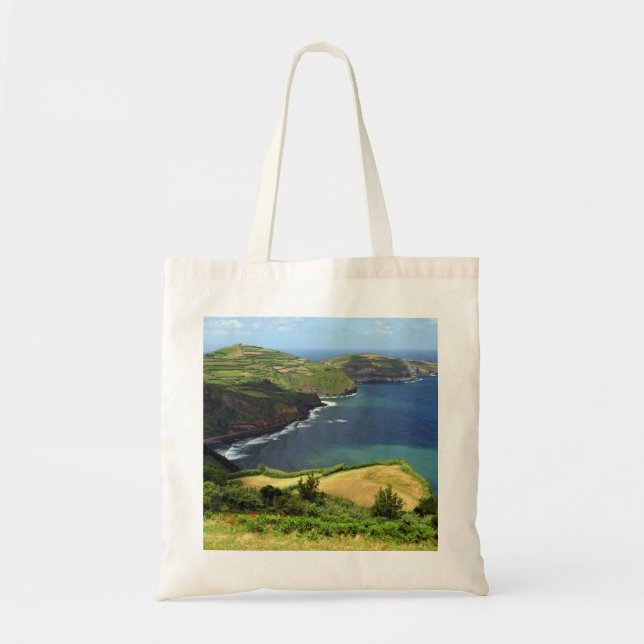 Bolso De Tela Foto de las islas Azores, Portugal (Frente)