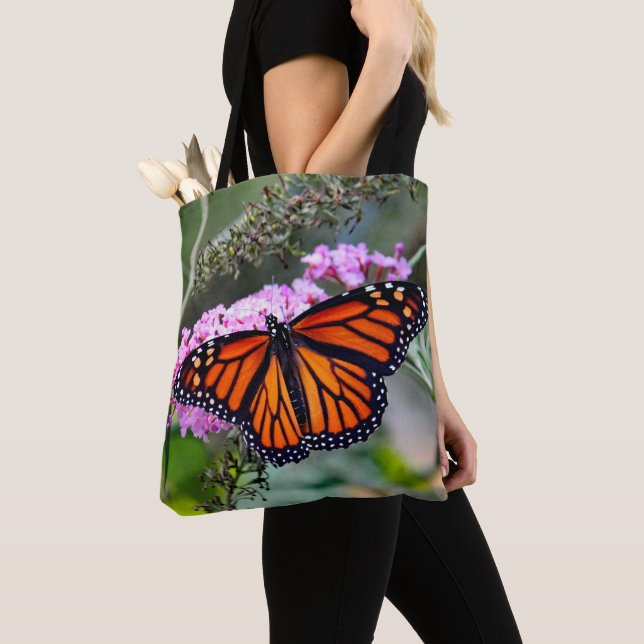 Bolso De Tela Foto de mariposa monarca de bonito (Detalle)