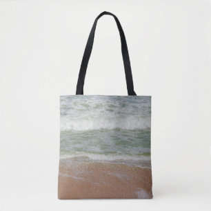 Bolso De Tela Foto de naturaleza tropical del mar de arena de la