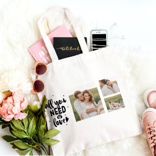 Bolso De Tela Foto De Pareja De Collage Y Todo Lo Que Necesitas