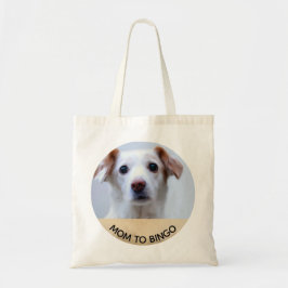 Bolso De Tela Foto de perro Mascota personalizado con nombre