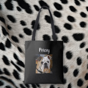 Bolso De Tela Foto de perro personalizada