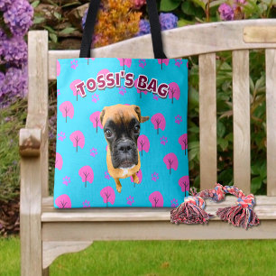 Bolso De Tela Foto de perro personalizada - regalo de nuevo Masc