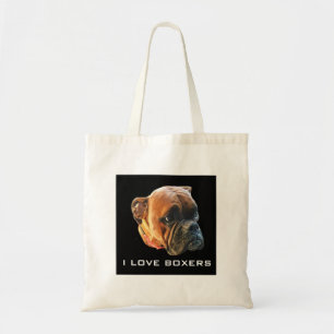 Bolso De Tela Foto de Personalizado de Mascota de perro Boxer
