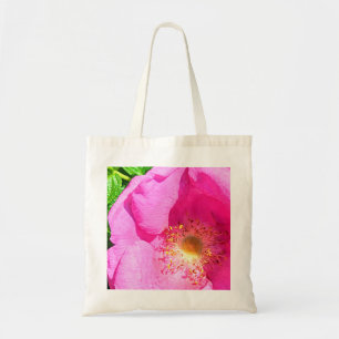 Bolso De Tela Foto de Rosa Rosa Salvaje en Lord Bible Verse