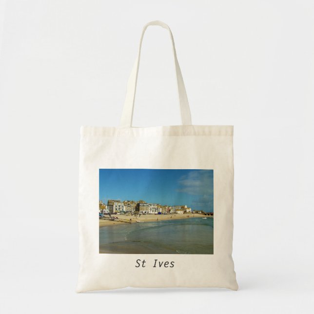 Bolso De Tela Foto de St Ives Cornualles Inglaterra (Frente)