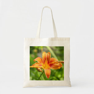 Bolso De Tela Foto de una flor de Lily grande