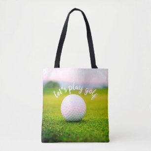 Bolso De Tela foto de una pelota de golf para los golfistas, vam