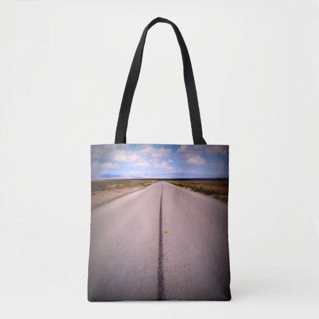 Bolso De Tela Foto de vacaciones de viaje por carretera (Anverso)