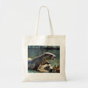 Bolso De Tela Foto de vida silvestre de River Otter
